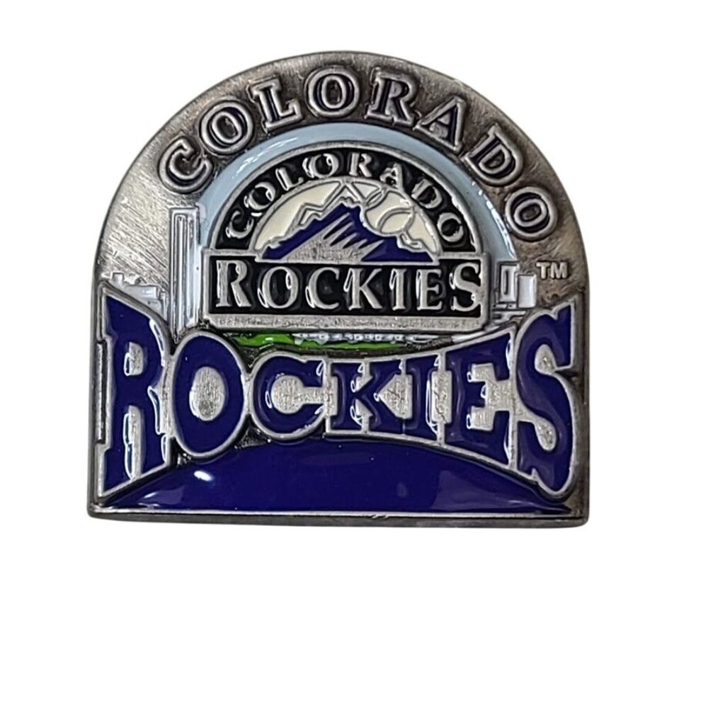 Vintage 2003 Colorado Rockies Logo Pin MLB Baseball